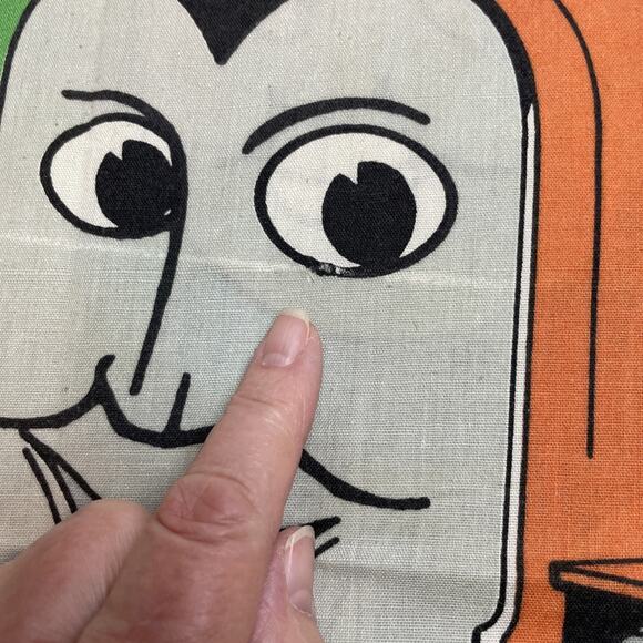 Vintage Thomas the Train Terence Pillowcase Standard 1992 Green 90s Retro - Picture 9 of 9